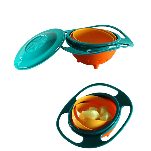 360° Rotating Spill-Proof Gyro Bowl