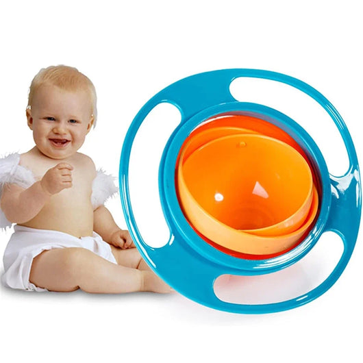 360° Rotating Spill-Proof Gyro Bowl