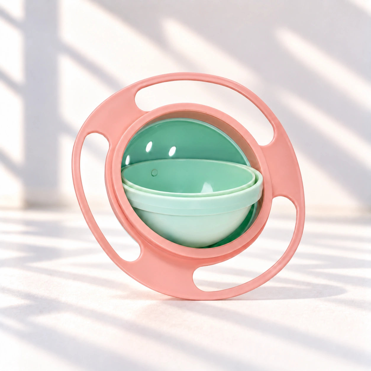 BabyOala baby pink and baby green bowl